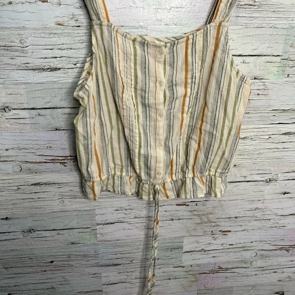 Bp. Tank top blouse tan brown size large  crop - Picture 2 of 6